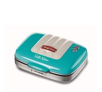 Ariete 1973 Waffle Maker Party Time - Piastra Elettrica per Waffle - Piastre Antiaderenti - 700 Watt - Azzurro