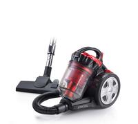 Ariete 2753 J-Force - Aspirapolvere senza sacco - Tecnologia multiciclonica - Tubo telescopico - Filtro Hepa - Cavo 5 metri - 700 Watt - Rosso e Nero