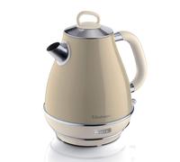 Ariete Ariete 2869 Bollitore Elettrico 1,7 Litri di Design - Infusi, tè e tisane - Autospegnimento - 2000 Watt - Acciaio Inox - Linea Vintage - Beige