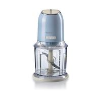 Ariete 438, Tritatutto Vintage, Chopper e Tritaghiaccio, 2 velocità, 4 lame in Acciaio Inox, Tazza graduata 600 ml, 400 W, BeigeTritatutto a 2 velocità , 2 pulsanti e 4 lame in Acciaio Inox. Tritaverdure e Tritaghiaccio. Tazza graduata da 600ml.