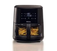 Ariete Ariete 4630 Friggitrice ad aria 9L, 1500 W, Capacità 9L, Capacità di cottura 2,5kg, 8 programmi preimpostati, Temperatura fino a 200°, Cestello trasparente per controllo cottura, Nero