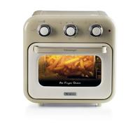 Ariete Ariete 4632 Friggitrice ad aria e forno Vintage, 1400W, 2in1, Capacità 16L, Accessori inclusi, Timer 60 minuti, Doppio vetro, Beige