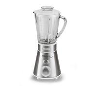 Ariete Ariete 561 Blendy Metal - Frullatore con lame in Acciaio Inox - Tazza in vetro 800 ml - 2 velocità + Pulse - 300 Watt - Argento
