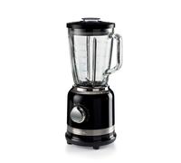 Ariete Ariete 585 Frullatore Moderna Nero - 1000 W - Capacità Tazza Vetro 1,5 L - 4 Velocità - 4 lame