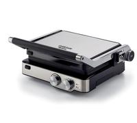 Ariete 1918 Grill & Taste - Griglia Elettrica - Piastre Antiaderenti removibili basculanti - apertura 180° - 5 Temperature - 2000 Watt - Acciaio Inox