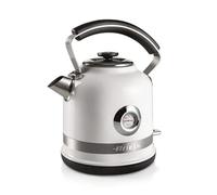 Ariete Ariete 2854 Moderna Bollitore Elettrico, 2000 W, Capacità 1,7 L, 360° Cordless, Sistema di Spegnimento Automatico, Filtro Rimovibile, Livello Acqua Visibile, Termometro, Bianco
