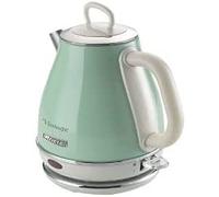 Ariete 2868 Bollitore Elettrico Vintage 1 Litro - Infusi, Tè e Tisane - Autospegnimento - Acciaio Inox - 1 Litro - 1600 Watt - Verde