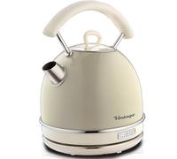 Ariete 2877 Bollitore elettrico 1,7 Litri di Design - Infusi, tè e tisane - Autospegnimento - 2000 Watt - Acciaio Inox - Linea Vintage - Beige
