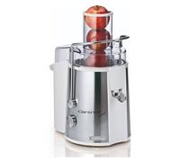 Ariete 173 Centrika Metal - Centrifuga per estrarre succo di frutta e verdura - Beccuccio salvagoccia - Acciaio Inox - 700 Watt - Bianco e Argento