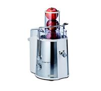 Ariete 173 Centrika Metal - Centrifuga per estrarre succo di frutta e verdura - Beccuccio salvagoccia - Acciaio Inox - 700 Watt - Bianco e Argento