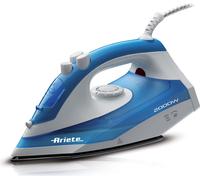 Ariete 6234 Steam Iron - Ferro da stiro con piastra in teflon - Colpo vapore 140 gr/min - Serbatoio 250 ml - 2000 W - Bianco e Azzurro
