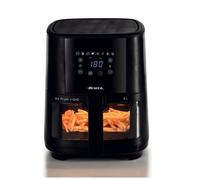 Ariete 4626 Friggitrice ad aria 6L, 1300 W, Capacità 6L, Capacità di cottura 2,5kg, 8 programmi preimpostati, Temperatura fino a 200°, Cestello trasparente per controllo cottura, Nero