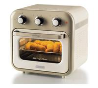 Ariete 4632 Friggitrice ad aria e forno Vintage, 1400W, 2in1, Capacità 16L, Accessori inclusi, Timer 60 minuti, Doppio vetro, Beige