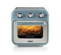 Ariete 4632 Friggitrice ad aria e forno Vintage, 1400W, 2in1, Capacità 16L, Accessori inclusi, Timer 60 minuti, Doppio vetro, Celeste