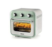 Ariete 4632 Friggitrice ad aria e forno Vintage, 1400W, 2in1, Capacità 16L, Accessori inclusi, Timer 60 minuti, Doppio vetro, Verde