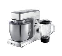 Ariete 1598 Gourmet Professional 7L Metal - Impastatrice Planetaria con Frullatore - Ciotola in Acciaio Inox - 7 L - Caraffa in vetro - 1200 Watt - 6 velocità