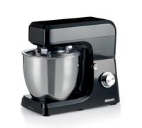 Ariete Ariete 1598/02 Gourmet Professional 7L, Impastatrice Planetaria, 1200 W, Capacità 7 L, 3 Accessori, 6 Velocità, Funzione Pulse, Coperchio Paraschizzi, Nero