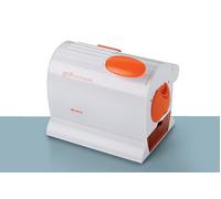 Ariete 445 Gratì Professional - Grattugia elettrica con rullo extra-large in Acciaio Inox - Contenitore Estraibile - 120 Watt - Arancione