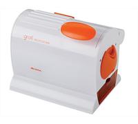 Ariete 445 Gratì Professional - Grattugia elettrica con rullo extra-large in Acciaio Inox - Contenitore Estraibile - 120 Watt - Arancione