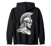 Ariete Greco Dio della Guerra Marte Felpa con Cappuccio