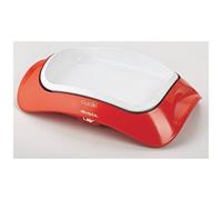 ARIETE - Griglia da Tavolo portatile Cuok con Piastra in Ceramica Potenza 700 Watt Colore Arancione