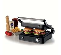 Ariete 1934 MetalGrill 3in1, Griglia elettrica per grigliate miste, 2000W, 3 modalità di cottura, Piastre antiaderenti, Silver/Black