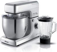 Ariete 1598 Gourmet Professional 7L Metal - Impastatrice Planetaria con Frullatore - Ciotola in Acciaio Inox - 7 L - Caraffa in vetro - 1200 Watt - 6 velocità