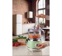 Ariete 1781 Robot da cucina Vintage, 1000W, Capacità 2,1L, Per preparazione impasti, Verde