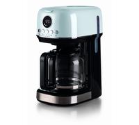 Ariete 1396 Macchina da caffè con filtro Moderna, Caffè americano, Capacità fino a 15 tazze, Base riscaldante, Display LCD, Filtri estraibili e lavabili, Bianco