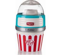 Ariete 2957 Pop Corn XL Party Time - Macchina per Popcorn - Scoppia 60gr di Mais in 2 minuti ad Aria Calda - Ciotola Estraibile - 1100 Watt - Azzurro