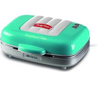 Ariete Macchina per Waffle con Rivestitura Antiaderente Blu Waffle MAKER