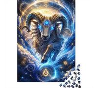 Ariete Magia Universo 1000 Pezzi per Adulti Mini Puzzle Difficile | 70x50cm Cartone Decorazione Soggiorno Taglio Preciso Regalo Di Compleanno Rilassamento