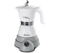 Ariete Moka Aroma Elettrica 1358 Caffettiera elettrica Moka 2 o 4 Tazze Caffè Macinato in Polvere colore Bianco