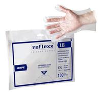 Reflexx R18 100 guanti in polietilene ad alta densità HDPE monouso ambidestri se