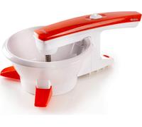 Ariete 261 Passì - Passaverdure Elettrico - 3 dischi Acciaio Inox - adattabile a qualsiasi recipiente - 25 Watt - Bianco e arancio
