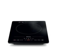 Ariete 1997 Piastra a induzione singola portatile, Vetroceramica, 2000W, 10 livelli di potenza, Timer fino a 4 ore, Sicurezza bambini, 5 programmi, Nero
