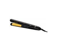 Ariete 8143 Gold Hair - Piastra per Capelli in Ceramica - Capelli Lisci, Onde e Ricci - Anti-Crespo - Temperatura Costante - Blocco Piastre - Nero