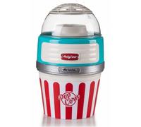 Ariete 2957 Pop Corn XL Party Time - Macchina per Popcorn - Scoppia 60gr di Mais in 2 minuti ad Aria Calda - Ciotola Estraibile - 1100 Watt - Azzurro