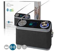 RADIO SVEGLIA STEREO DAB+ FM PORTATILE 15 ORE BLUETOOTH DISPLAY 24 WATT NEDIS
