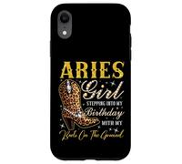 Ariete Ragazza Entrando Nel Mio Compleanno Con Il Mio Stivali Custodia per iPhone XR