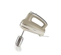 Ariete Ariete 1548 Sbattitore Vintage, 450W, 5 velocità, Funzione turbo, 2 fruste, Beige