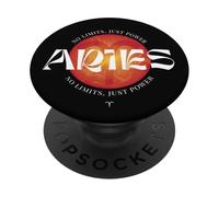 Ariete segno zodiacale di fuoco senza limiti solo potere astrologia PopSockets PopGrip Adesivo
