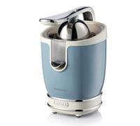 Ariete 413 Spremiagrumi Elettrico con Leva - Salvagoccia - Motore Silenzioso - 85 Watt - Design Vintage - Celeste