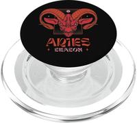 Ariete Stagione Ram Head Zodiac Fire Sign Oroscopo Astrologia PopSockets PopGrip per MagSafe