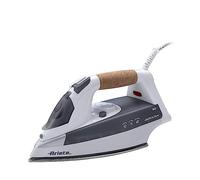 Ariete Steam Iron 6232 Grey - Ferro da stiro con piastra Acciaio Inox - manico in sughero - serbatoio 300 ml - 2200 Watt - Bianco e grigio