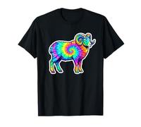 Ariete The RAM Tie Dye, Multicolore RAM, Oroscopo colorato Maglietta
