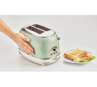 Ariete Tostapane con pinze Toaster Vintage 2 fette verde 155 GARANZIA ITALIA