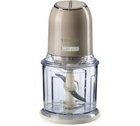 Ariete 438, Tritatutto Vintage, Chopper e Tritaghiaccio, 2 velocità, 4 lame in Acciaio Inox, Tazza graduata 600 ml, 400 W, Beige