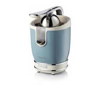 Ariete 413 Spremiagrumi Elettrico con Leva - Salvagoccia - Motore Silenzioso - 85 Watt - Design Vintage - Celeste
