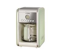 Ariete 1342 Macchina per Caffè Americano - 12 tazze - Caraffa in vetro temperato - Programmazione fino a 24 ore - Autospegnimento - 2000 Watt - Verde